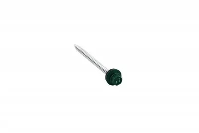 Саморез кровельный Daxmer 4,8х70 RAL 6005 (100) сверло №1