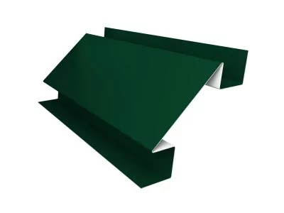 Планка угла внутреннего сложного Экобрус Grand Line 0,45 Drap TX RAL 6005 зеленый мох (2м)