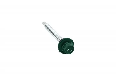 Саморез кровельный Daxmer 4,8х50 RAL 6005 (150) сверло №1