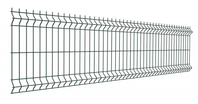 3D панель Medium 0,63х2,5 RAL 6005 зеленый GL Grand Line