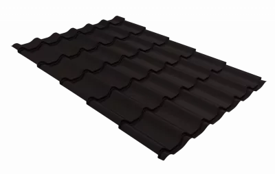 Профиль волновой Модерн (Modern) 0,45 Drap RAL 9005 черный Grand Line