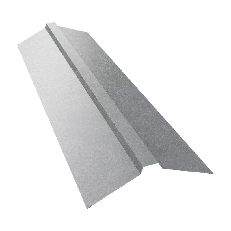 Планка конька прямоугольного 115х30х115 0,4 Zn (3м) фото | Партнер Строй