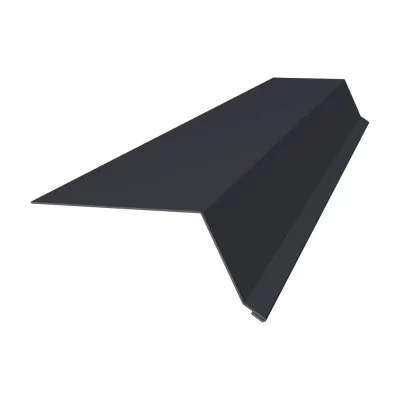 Планка капельник 100х55 0,5 Drap TX RAL 7024 мокрый асфальт (2м)