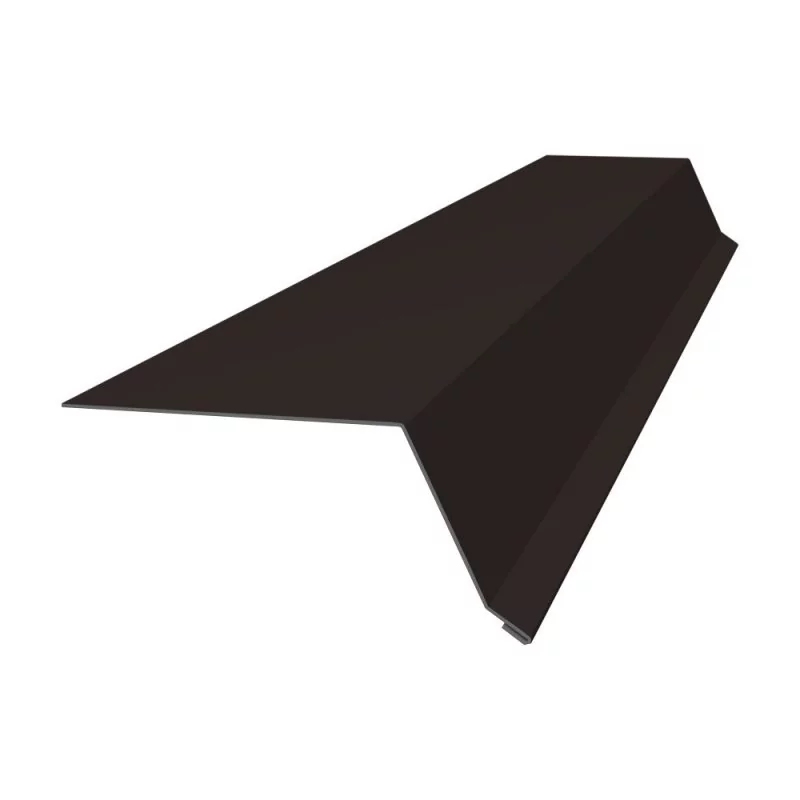 Планка капельник 100х55 0,45 Drap TX RR 32 темно-коричневый (3м) фото | Партнер Строй
