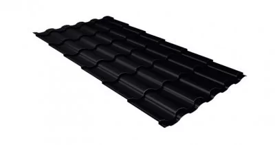 Металлочерепица Кредо (Kredo) 0,5 Drap RAL 9005 черный Grand Line