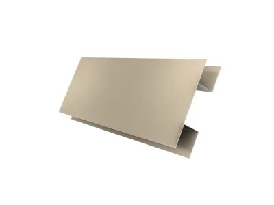 Планка H-образная Экобрус 0,45 Drap TX RAL 1015 светлая слоновая кость (2м)