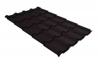 Металлочерепица Камея (Kamea) 0,5 Drap RAL 9005 черный Grand Line