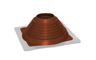 Проходной элемент прямой №6 терракот (127-228 мм) +185 EPDM Master Flash