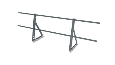 Ограждение кровельное на фальц Optima 0,65х2м RAL 7005