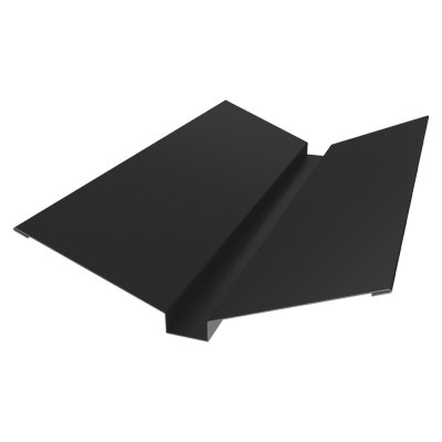 Планка ендовы верхней 115х30х115 0,5 GreenCoat Pural БТ матовый RR2H3 (RAL 7016 антрацитово-серый) (3м)