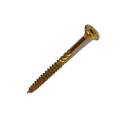 Саморез конструкционный Daxmer 6,0х220 (100 штук) Torx, желтый цинк
