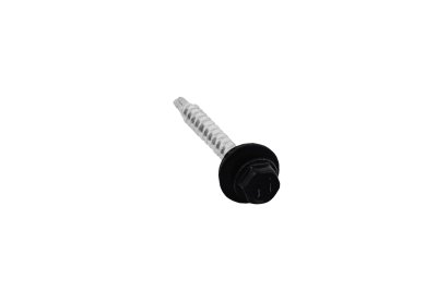 Саморез кровельный Daxmer 4,8х35 RAL 9005 (250) сверло №1