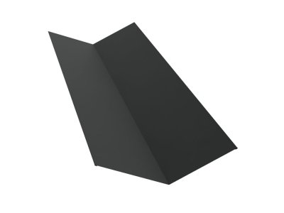 Планка ендовы верхней 145х145 0,5 GreenCoat Pural БТ матовый RR2H3 (RAL 7016 антрацитово-серый) (2м)