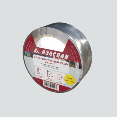 Лента Изоспан FL металлизированная соединительная (50мм х 50м) фото | Партнер Строй