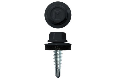 Саморез по металлу Daxmer 4,8х19 RAL 7016 (250) сверло №2