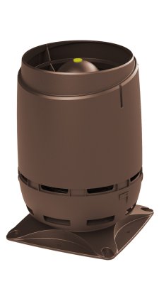 Выход вентиляционный Vilpe Flow 125S с основанием 250x250 коричневый